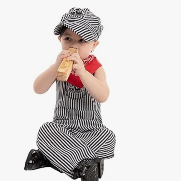 Train Engineer Costume by Spooktacular Creations Size 18-24 Months - Picture 2 of 6
